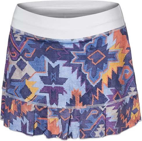 UV Colors Print 14 Inch Womens Tennis Skirt in Saudi Arabia