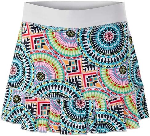 UV Colors Print 14 Inch Womens Tennis Skirt in Saudi Arabia