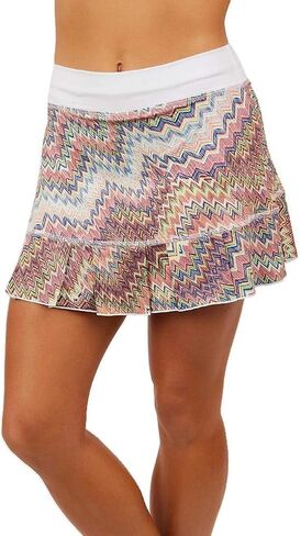 UV Colors Print 14 Inch Womens Tennis Skirt in Saudi Arabia