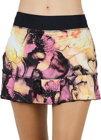 UV Colors Print 14 Inch Womens Tennis Skirt in Saudi Arabia