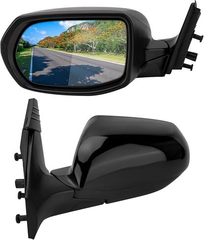 Right Passenger Side Rear View Mirror Replacement for Honda CRV 2017-2022 - Rearview Mirrors Assembly with 9Pins, Electric Adjustment, Turn Signal Light, Heating, Blind Spot, Black in Saudi Arabia