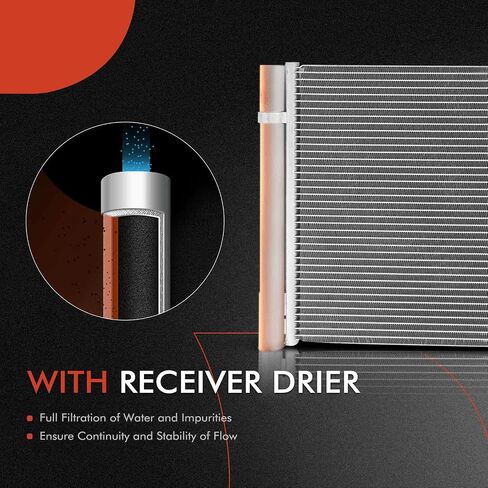 A-Premium Aluminum Radiator & AC Condenser Cooling Kit Compatible with Chevrolet Malibu 2016-2018 & Buick LaCrosse 2017-2019, 1.5L 3.6L, Automatic Transmission in Saudi Arabia