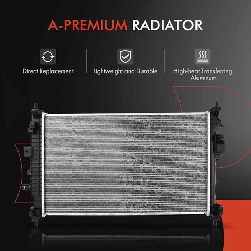 A-Premium Aluminum Radiator & AC Condenser Cooling Kit Compatible with Chevrolet Malibu 2016-2018 & Buick LaCrosse 2017-2019, 1.5L 3.6L, Automatic Transmission in Saudi Arabia