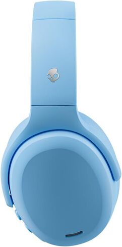 سماعات رأس سكل كاندي كراشر ANC 2 فوق الأذن تعمل بتقنية البلوتوث اللاسلكية مع خاصية إلغاء الضوضاء مع باس حسي، تحكم صوتي سكل آي كيو، بطارية 50 ساعة، ميكروفون - أسود/أسفلت in Kuwait