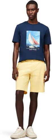 Tommy Hilfiger Men Men Short Sleeve Cotton Cotton Thirts with Photo Print Design in Kuwait