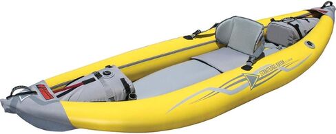Advanced Elements Attack™ PRO Whitewater Kayak القابل للنفخ - AE1051-Y كاياك Whitewater قابل للنفخ مع مضخة - 9 أقدام و9 بوصات - 25.5 رطل - أصفر in Kuwait