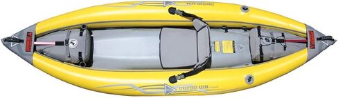 Advanced Elements Attack™ PRO Whitewater Kayak القابل للنفخ - AE1051-Y كاياك Whitewater قابل للنفخ مع مضخة - 9 أقدام و9 بوصات - 25.5 رطل - أصفر in Kuwait