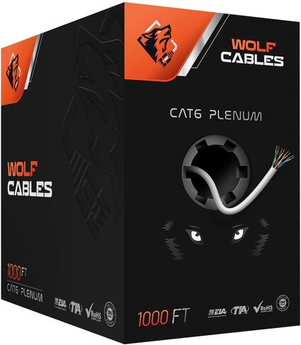كابل إيثرنت CAT6 | أسود، 3 قدم | يو تي بي، 23AWG، 550 ميجا هرتز in Saudi Arabia