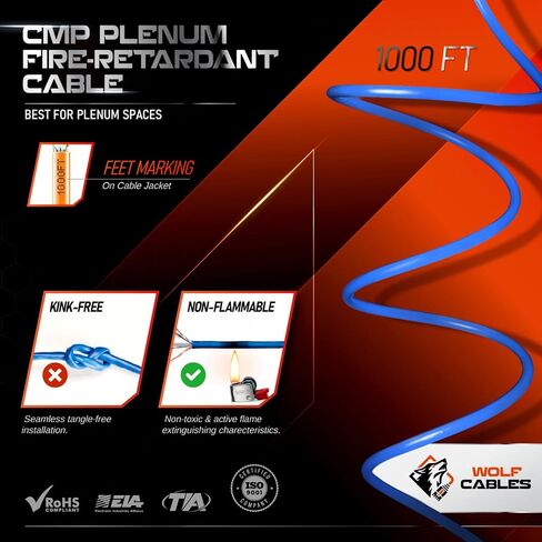 كابل إيثرنت CAT6 | أسود، 3 قدم | يو تي بي، 23AWG، 550 ميجا هرتز in Saudi Arabia