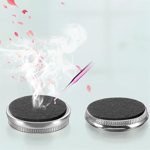 IMIKEYA 100pcs Essential Oil Diffuser Pads for Necklace and Car - Cotton Refill Pads for Aromatherapy - Compatible with Oil Diffusers and Aroma Jewelry for Home and Travel in Saudi Arabia