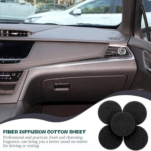 IMIKEYA 100pcs Essential Oil Diffuser Pads for Necklace and Car - Cotton Refill Pads for Aromatherapy - Compatible with Oil Diffusers and Aroma Jewelry for Home and Travel in Saudi Arabia