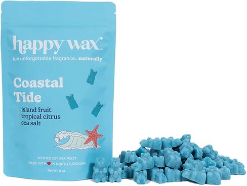 Happy Wax Tropical Tropical Perc Scudent Wax Melts - Natural Strong Stramed Wax Melts ussing w/Ossent in Kuwait