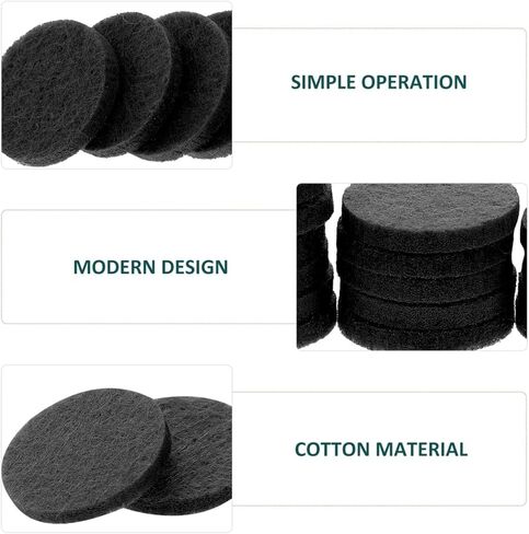 IMIKEYA 100pcs Essential Oil Diffuser Pads for Necklace and Car - Cotton Refill Pads for Aromatherapy - Compatible with Oil Diffusers and Aroma Jewelry for Home and Travel in Saudi Arabia
