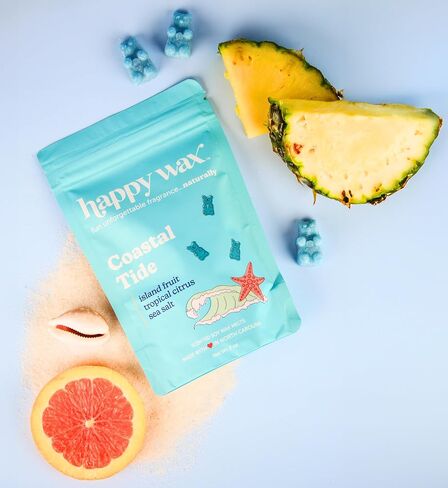 Happy Wax Tropical Tropical Perc Scudent Wax Melts - Natural Strong Stramed Wax Melts ussing w/Ossent in Kuwait