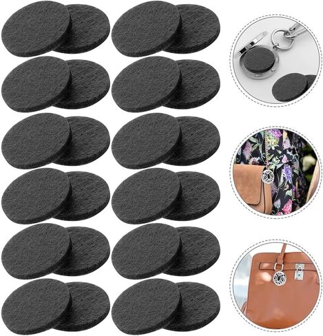 IMIKEYA 100pcs Essential Oil Diffuser Pads for Necklace and Car - Cotton Refill Pads for Aromatherapy - Compatible with Oil Diffusers and Aroma Jewelry for Home and Travel in Saudi Arabia
