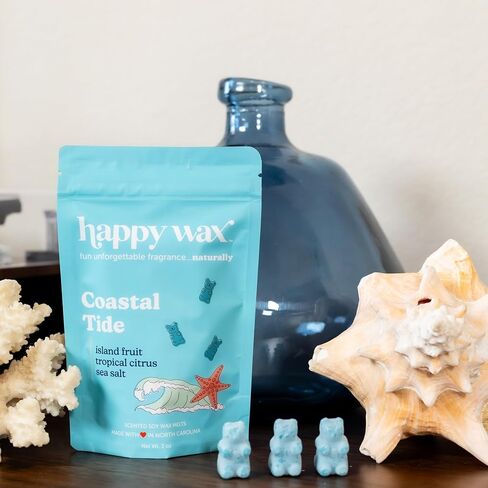 Happy Wax Tropical Tropical Perc Scudent Wax Melts - Natural Strong Stramed Wax Melts ussing w/Ossent in Kuwait