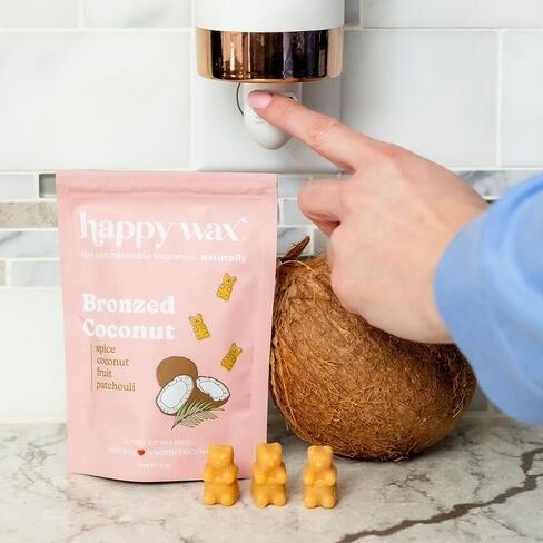 Happy Wax Tropical Tropical Perc Scudent Wax Melts - Natural Strong Stramed Wax Melts ussing w/Ossent in Kuwait