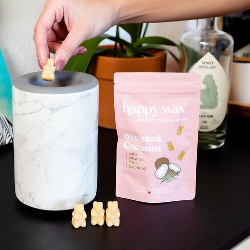Happy Wax Tropical Tropical Perc Scudent Wax Melts - Natural Strong Stramed Wax Melts ussing w/Ossent in Kuwait