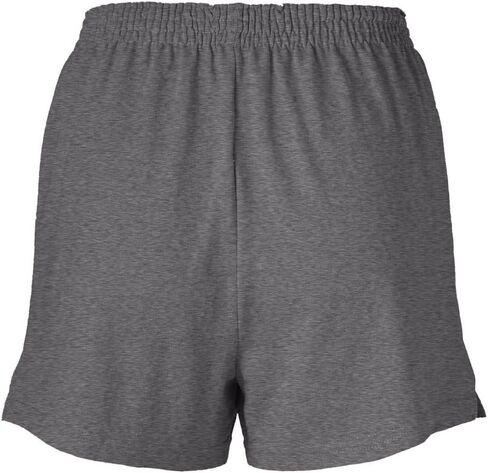 Soffe Women's Junior Authentic Cheer Short - Comfortable Cotton Blend, for Gym, Dance, Elastic Waistband, Soft Fabric (US, Alpha, X-Large, Regular, Regular, Gun Metal) in Saudi Arabia