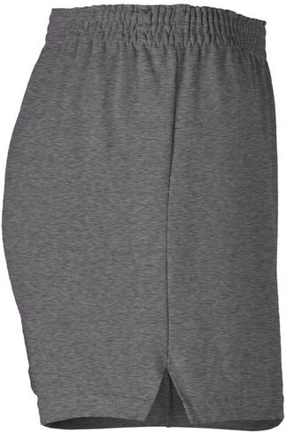 Soffe Women's Junior Authentic Cheer Short - Comfortable Cotton Blend, for Gym, Dance, Elastic Waistband, Soft Fabric (US, Alpha, X-Large, Regular, Regular, Gun Metal) in Saudi Arabia