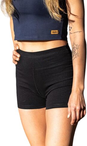 Asatre Women's Hemp Yoga Shorts, Hemp Shorts, Eco-Friendly Hemp Shorts in Kuwait