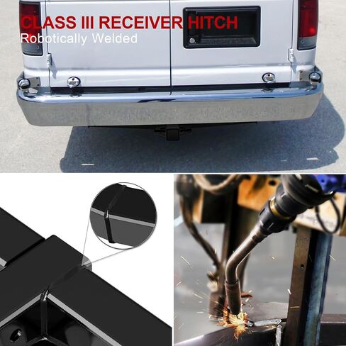 APS Rear Towing Hitch Receiver, Class 3 Trailer Hitch Compatible with Ford E-150 E-250 E-350 2003-2014 in Saudi Arabia
