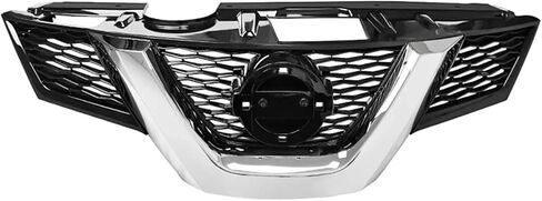 مجموعة غلاف المهد الأمامية Rogue Fits Fits 2014 2015 2016 Ni -Ssan Rogue S SL SV Advance Exclusive Sense 2.5L W/Upper Grille Lower Grill and Fog Lights - Full Body Set in Kuwait