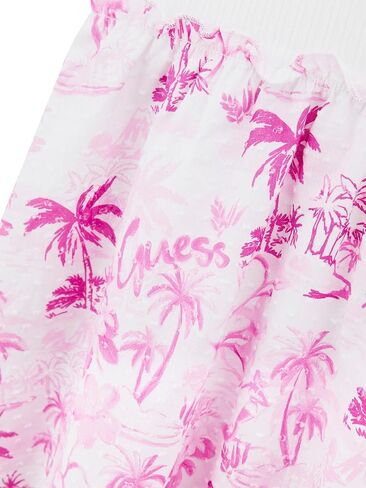 GUESS Girls' Eco Sleeveless Mixed Fabric Dress in Saudi Arabia
