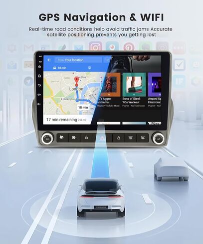 8 Core 6G+128G Radio for Chevrolet Camaro 2008-2015, Rimoody Android 13 Car Stereo Carplay Android Auto 9 Inch Touchscreen GPS 4G-WiFi Bluetooth FM DSP-36 Mirror Link 59-UI Themes AHD Backup Camera in Saudi Arabia