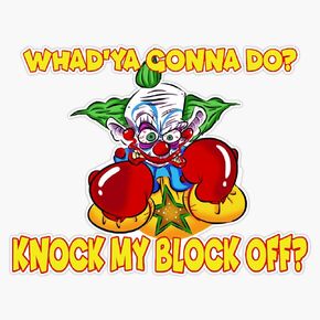Magnet Retro Killer Klowns Vintage Style Arts لا أحد سيحدود من الإصدار المغناطيسي ملصق فينيل ملصق Magnet 5 " in Saudi Arabia