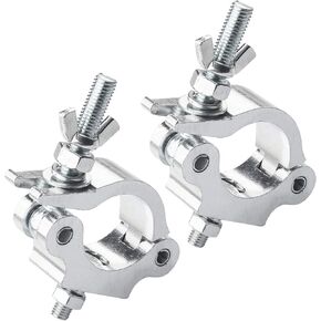 Clamps for Lights Stage Lighting Accessories, Lighting O Clamp Dj Light Pole Clamp Quick Release Truss Clamp, 40mm-52mm Half Coupler Hanging Bracket Stage Light Clamp Moving Head Light Hooks for Truss in Kuwait