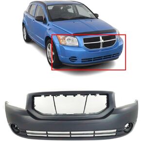 FITPARTS متوافقة مع غطاء المصد الأمامي 2007-2012 DODGE CALIBER SE SXT Express Heat Mainstreet Rush Uptown R/T Hatchback 07-12. جديد ، مستعد مع ثقوب ضباب الضباب. CH1000870 5183394AE in Kuwait