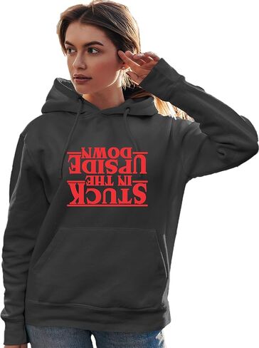 Go All Out Stuck In The Upside Down Mens Women Youth Sweatshirt Hoodie in Saudi Arabia