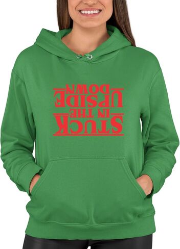 Go All Out Stuck In The Upside Down Mens Women Youth Sweatshirt Hoodie in Saudi Arabia
