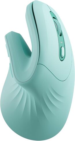 seenda Ergonomic Vertical Mouse with Jiggler - Bluetooth + 2.4G USB Multi Device, Wireless Ergo Mouse, Jiggler Mouse Mover for Laptop/PC/Notebook, Computer Mice for Windows, Mac OS, Black in Saudi Arabia