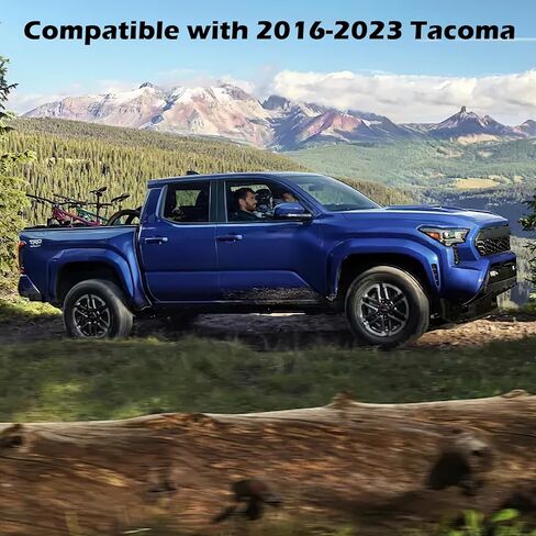 حامل هاتف سيارة مطور لسيارة Toyota Tacoma 2016 2017 2018 2019 2020 2021 2022 2023، مشبك لوحة القيادة من الجيل الثالث Tacoma حامل الهاتف الخلوي حامل الهاتف القابل للتعديل مناسب لمعظم الهواتف الذكية in Kuwait