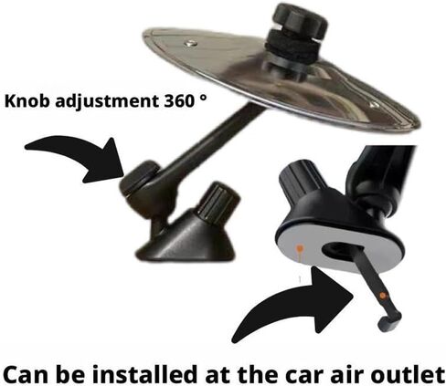 Car cymbal air outlet, car impact cymbal, Car Cymbal Air Vent make your driving more fun, easy clip-on riding for music lovers, Compact Durable Accessory for All ﻿ in Saudi Arabia