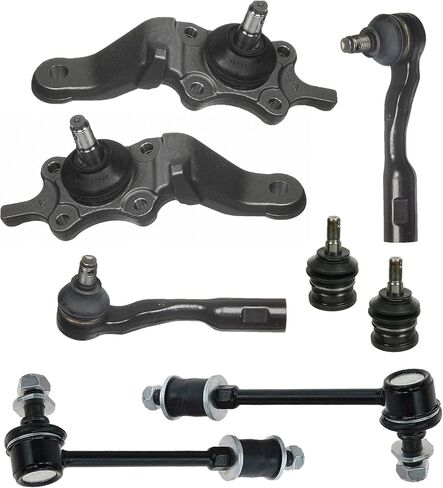 PartsW - 8 Pc Front Suspension Kit for Toyota Tundra 2000-2002 All Models, Upper & Lower Ball Joints, Outer Tie Rod Ends and Sway Bar End Links in Saudi Arabia