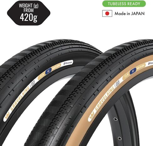 Panaracer GravelKing SS Tire - 700 x 30, Tubeless, Folding, Black in Kuwait