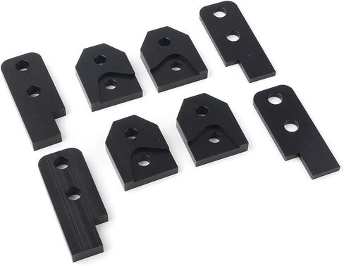 Lirun 2" Full Lift Kit ATV Silver for Yamaha Rhino 450 2004-2010, Rhino 660 2004-2007, Rhino 700 2008-2015 ATV Front And Rear Lift Kit, Suspension Lift Kits Black in Saudi Arabia