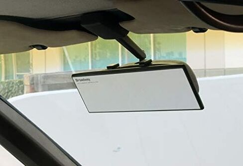 EPARTS Universal Broadway 270mm 11 Inch Interior Clear Flat Wide Angle Reduce Blind Spot Clip On Rear View Mirror in Saudi Arabia