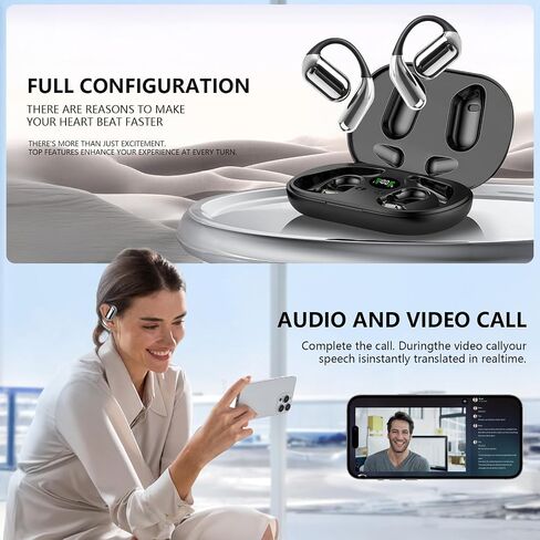 Wireless Earbuds,Bluetooth 5.4 Headphones with Big Bass Stereo Sound,48 Hours Playtime, Lightweight in-Ear Earphones,Waterproof IPX7, Hands-Free Calls Noise Canceling for IPhone/Android/Sports/Workout in Saudi Arabia