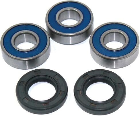 Caltric Rear Wheel Ball Bearings & Seals Kit Compatible with Kawasaki Klx140 Klx-140 Klx140L 2008-2014 in Saudi Arabia