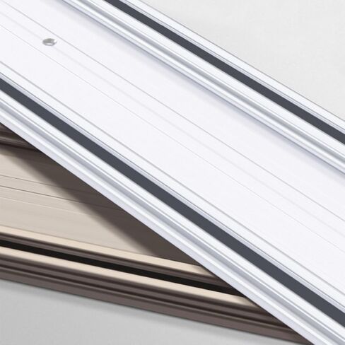 Double Row Curtain Tracks, Heavy Duty Drop Curtain Rails, Aluminum Alloy Ceiling Drape Track Set, For Living Room Bedroom Hospital(6.3m(20.6ft)) in Saudi Arabia