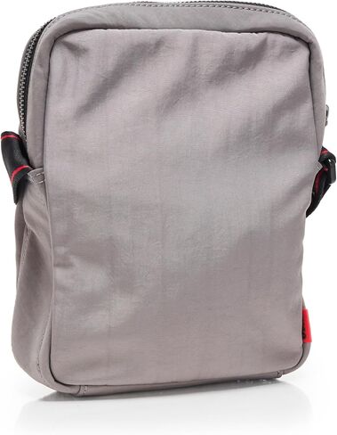 Hugo Quentyn Multipocketed Crossbody Bag ، Fossil Gray ، PCE. in Saudi Arabia
