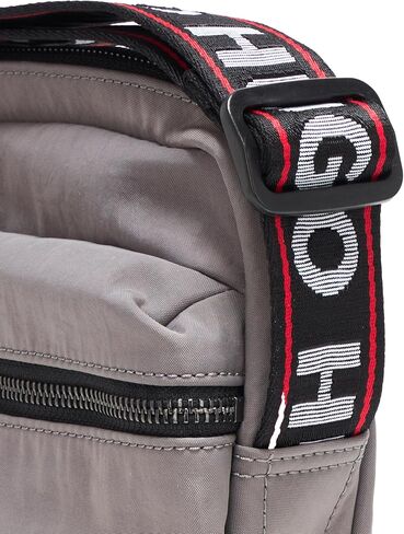 Hugo Quentyn Multipocketed Crossbody Bag ، Fossil Gray ، PCE. in Saudi Arabia