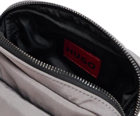 Hugo Quentyn Multipocketed Crossbody Bag ، Fossil Gray ، PCE. in Saudi Arabia