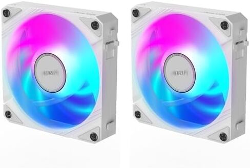 AORUS EZ Chain Fan 120 ICE, 120mm Hydro Dynamic Bearing ARGB Computer Case Fan in Saudi Arabia