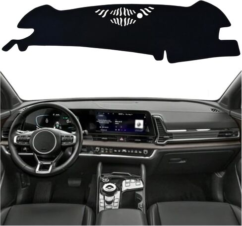 Dashboard Mat Cover Interior Center Console UV Rays Protector Compatible with Kia Sportage 2023 2024 2025 up Dash Board Mat Carpet Accessories in Saudi Arabia