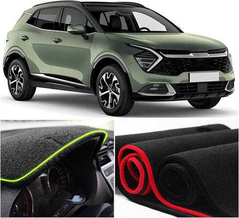 Dashboard Mat Cover Interior Center Console UV Rays Protector Compatible with Kia Sportage 2023 2024 2025 up Dash Board Mat Carpet Accessories in Saudi Arabia